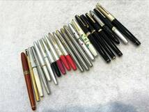 #48 万年筆 21本まとめ PILOT/PARKER/SHEAFFER/PLATINUM/他_画像2