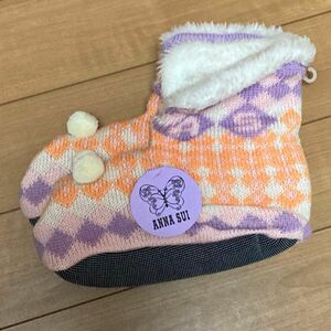 タグ付 新品、未使用品 ANNA SUI ルームソックス【お値段交渉不可m(__)m】