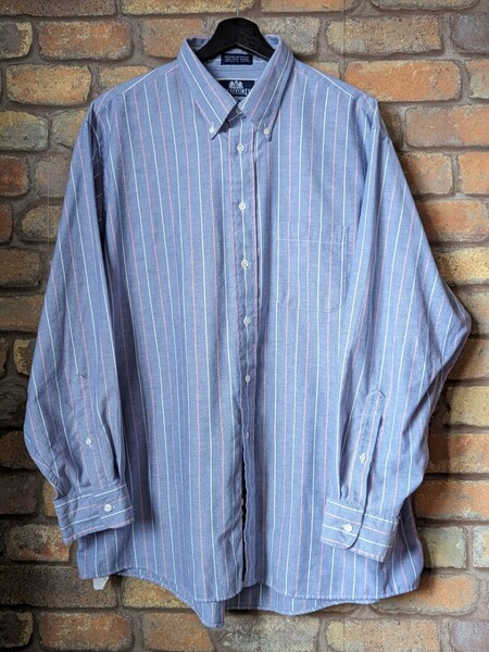 80’s-90’s STAFFORD ButtonDownShirt Stripe 80年代 90年代 スタッフォード ボタンダウンシャツ ビンテージ USA製