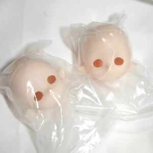 imomodoll Toppi Head 2個セット　半白　1/6ドール ノーメイクヘッド