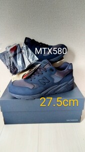 新品★送料無料★New Balance★MTX580 GB★NAVY★27.5c★GORE-TEX★未使用 タグ付き 付属品付き★ニューバランス★ゴアテックス★ネイビー