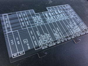 激レア！シビック インテグラ USDM オーナー必見！新品未使用！US ホンダ 純正品 EG EJ1 DC ヒューズ ラベル jdm 無限 パスワード 旧車