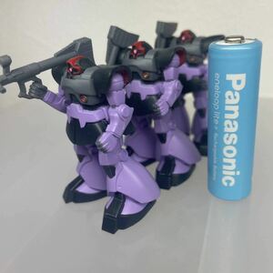 塗装 完成品 MS-09 ドム 黒い三連星 カップヌードル ガンプラ ガンダム 1/380 ガンダムアーティファクトより小さい