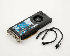 中古グラフィックボード MSI GEFORCE GTX770 MacEFI対応(新品補助電源ケーブル付き）