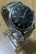 【1円スタート】SEIKO Cronos J13028 セイコー クロノス 23石 タツノオトシゴ ブラックミラー文字盤 黒文字盤_画像3