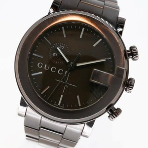 1円 グッチ GUCCI QZ デイト 101M ブラウン文字盤 レディース メンズ ブランド 腕時計 クオーツ ウォッチ 中古 正規品 115720231205