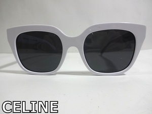 X3L012■本物■ セリーヌ CELINE イタリー製 ホワイト サングラス メガネ 眼鏡 メガネフレーム