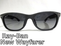 X3L088■本物■ レイバン Ray-Ban ニューウェイファーラー RB2132-F グレー&ブラック サングラス メガネ 眼鏡 メガネフレーム_画像1