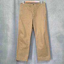 RRL Double RL ダブルアールエル OFFICERS CHINO TROUSER オフィサーズ ミリタリー チノパンツ size.W30L30 ベージュ POLO RALPH LAUREN_画像1