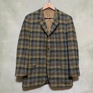 VINTAGE H.FREEMAN & SON HICKEY FREEMAN チェック ウール ツィード 3B テーラード ジャケット size.40(L) Made in USA ユニオンチケット