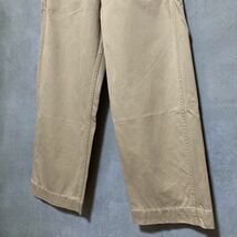 BUZZ RICKSON'S バズリクソンズ 1942 Type ミリタリー ワイド チノパンツ 42khaki size.M31/L34 カーキ M43036Q 裾擦れあり 東洋_画像4