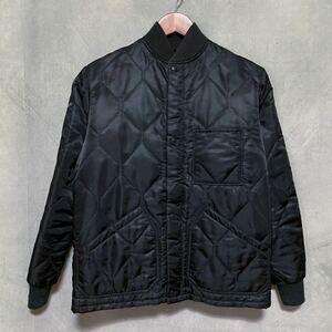 BUZZ RICKSON'S バズリクソンズ WILLIAM GIBSON BLACK CWU-9/P LINER JACKET ライナー キルティング ジャケット ブルゾン size.S ブラック