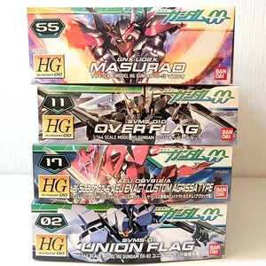 ゼ35【80】1円～ 未組立 ガンプラ HG 1/144 マスラオ / オーバーフラッグ / ユニオンフラッグ量産型 / イナクトカスタム サーシェス まとめ