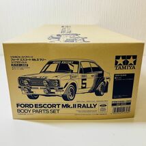 和10【100】1円～ 未組立 タミヤ TAMIYA 1/10 フォード エスコート Mk.Ⅱ ラリー スペアボディ 電動RC ラジコン パーツ_画像1