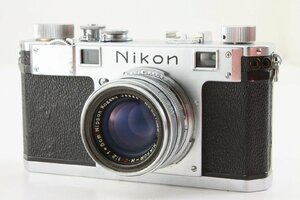 ◆難あり◆ニコン Nikon S型 ボディ + NIKKOR-H・C 5cm F2 シルバー
