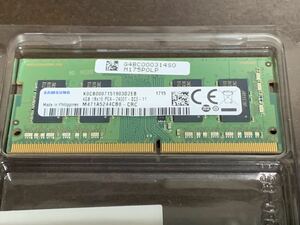 SAMSUNG　DDR4-2133 PC4-17000 SO-DIMM　4GB