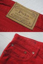Polo Ralph Lauren コーデュロイパンツ　SIZE:30×32　ポロラルフローレン カラーコーデュロイパンツ 　 sportsmans goods_画像8