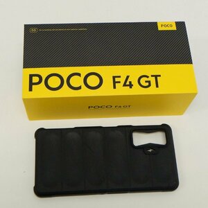 未使用 POCO F4 GT スマホ 128GB SIMフリー 黒 Mobile Phone 21121210G ケース付き 制限OK