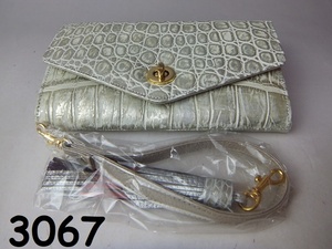 BR-3067◆JRA 認定クロコダイル　長財布　未使用　レタパ520発送可