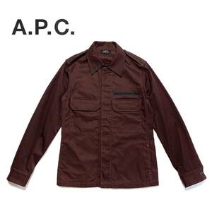 ☆未使用 アーペーセー A.P.C. ミリタリー ユーティリティ シャツ size S フランス製 古着 ヴィンテージ vintage ジャングルファティーグ