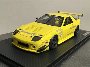 ignition model 1/18 Mazda RX-7 (FC3S) RE Amemiya Yellow / イグニッションモデル RE雨宮