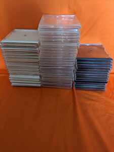 CDケース　DVDケース　BDケース　１枚入56枚　２枚入13枚　３枚入1枚　４枚入3枚 　 スリムケース43枚　保障4枚　合計120枚 おまけ付