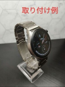 Huawei watch gt3 pro　　amazfit gtr4 などに　チタンバンド　22mm