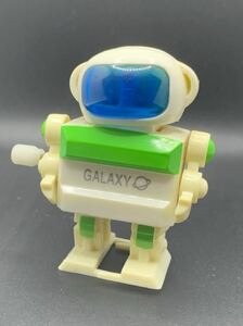 レア 希少品 ギャラクシー ぜんまいトコトコロボット 丸頭 緑胸 GALAXY wind up robot フィギュア 昭和 レトロ ゼンマイ ロボット