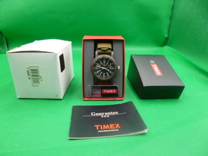 タイメックス オーバーサイズキャンパー T2N363 40mm カーキ 2016年製 TIMEX OVER SIZE CAMPER ミリタリー 激安1円スタート