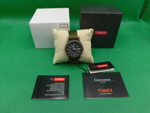 タイメックス オーバーサイズキャンパー T2N363 40mm カーキ 2016年製 TIMEX OVER SIZE CAMPER ミリタリー 激安１円スタート_画像1