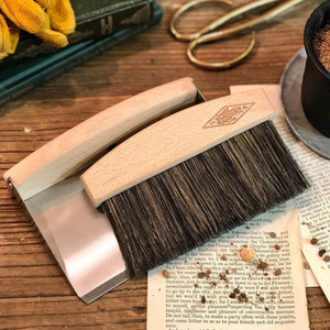  brush set cleaning set desk small Mini desk cleaning cleaning tool broom ..... dustpan stylish natural tree pig wool Dulton DULTON