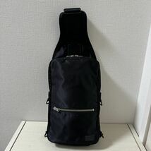 【再値下げ】【新品同様】定価35,200 ポーター リフト ワンショルダーバッグ PORTER LIFT ボディバッグ　ブラック　黒　822-06134 ウエスト_画像1