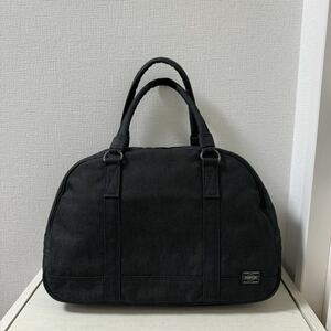 【大幅値下げ】【新品同様】PORTER ポーター スモーキー SMOKY ボストンバッグ 592-06390 ブラック　黒　トートバッグ　ハンドバッグ