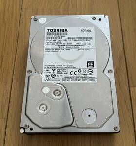 TOSHIBA 3TB SATA 3.5インチ HDD DT01ACA300 7200rpm 電源投入回数:910回 使用時間:10875時間 中古現状品 送料無料