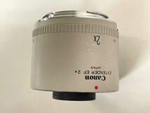 K313-U30C-7 CANON キャノン EXTENDER EF 2× JAPAN コンバーター 一眼レフ カメラアクセサリー レンズ デジタルカメラ フィルムカメラ ⑤_画像3