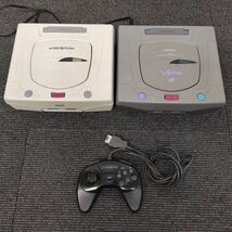 L620-△ セガサターン セット SEGASATURN/HST-3220 V-SATURN/RG-JX2 本体 テレビゲーム ゲーム機 コントローラー1点付き 通電確認OK ⑦_画像1