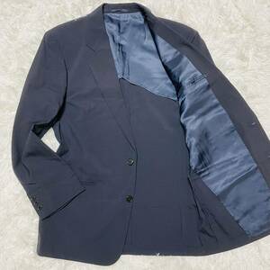 《極美品》EMPORIO ARMANI テーラードジャケット ネイビー 紺 50 XL ウール エンポリオアルマーニ ジャケット ブレザー メンズ 紺ブレ