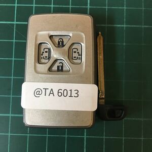 @TA6013 点灯 271451-0500 トヨタ 純正 キーレス リモコン スマートキー アルファード ヴェルファイア ヴォクシー ノア等4ボタン