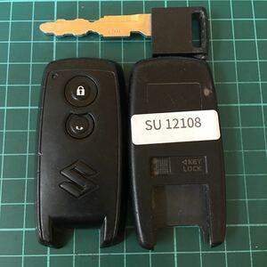 SU12108 スズキ U43PB14B 2ボタン スマートキー キーレスリモコン モコ セルボ フレア ワゴンR MRワゴン等 日産マツダAZワゴン MG22S MH22S