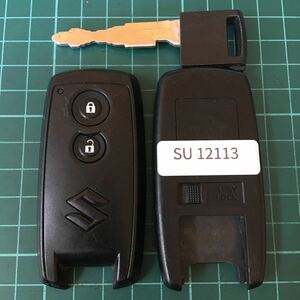 SU12113 スズキ U43PB14B 2ボタン スマートキー キーレスリモコン モコ セルボ フレア ワゴンR MRワゴン等 日産マツダAZワゴン MG22S MH22S