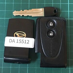 DA15512点灯なし L0278 ダイハツ 純正 スマートキー 2ボタン キーレス ムーヴ LA100S タント L375Sココア コンテ エグゼ等