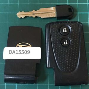 DA15509点灯なし L0278 ダイハツ 純正 スマートキー 2ボタン キーレス ムーヴ LA100S タント L375Sココア コンテ エグゼ等