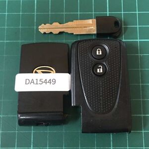 DA15449点灯なし L0791 グレー ダイハツ 純正 スマートキー 2ボタン キーレス ムーヴ LA100S タント L375Sココア L675S コンテ エグゼ等