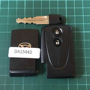 DA15442点灯なし L0791 グレー ダイハツ 純正 スマートキー 2ボタン キーレス ムーヴ LA100S タント L375Sココア L675S コンテ エグゼ等