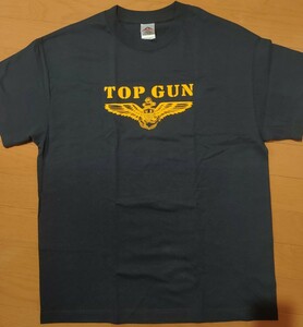 TOPGUN トップガン　半袖Tシャツ　US NAVY アメリカ海軍　米国購入　試着のみ　サイズL 