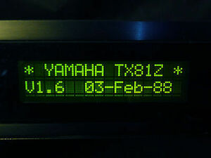 YAMAHA TX81Z用 最終ファームウェアROM “V1.6” (#1)