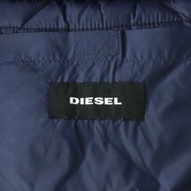 美品 DIESEL ディーゼル 軽量 キルティング ライトダウンジャケット チャコールブラック S ブルゾン 【相場価格￥44,000-】_画像6