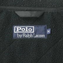 Polo by Ralph Lauren ラルフローレン エルボーパッチ 裏フリース キルティングジャケット ブラック 黒 M JP:L 【相場価格￥62,000-】_画像5