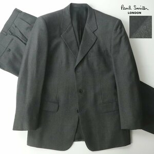 美品 日本製 PAUL SMITH LONDON ポールスミス 702A 3シーズン シングルスーツ グレー JP:XL セットアップ【相場価格￥89,000- 】