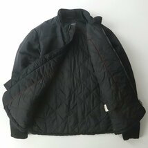 美品 ジョルジオ・アルマーニ ARMANI JEANS ナイロンツイル パディングジャケット 48 JP:L ブルゾン 中綿入り メンズ 裏キルティング_画像3